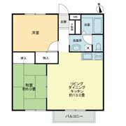 フォブール吉峰Bの間取り画像