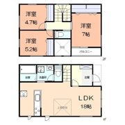 クラージュCの間取り画像