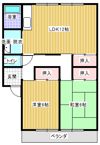 コーポテラの間取り画像