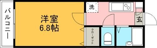 マーカス子飼の間取り画像