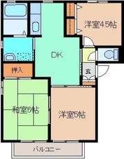グランシード新里Dの間取り画像