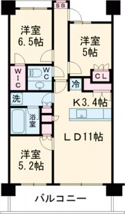 ダイアパレス八千代中央の間取り画像
