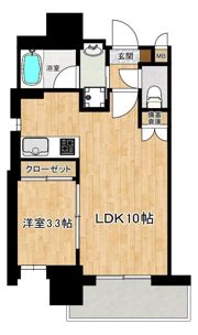 ロータス武之橋の間取り画像