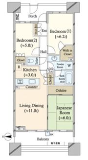 ガーデンフラッグシティの間取り画像