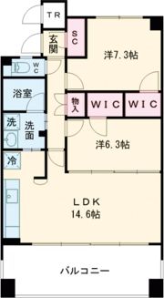 八田マンションの間取り画像