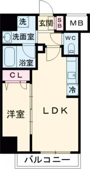 ディアレイシャス名古屋浄心の間取り画像