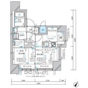 ディアレイシャス名古屋中村公園Ⅱの間取り画像