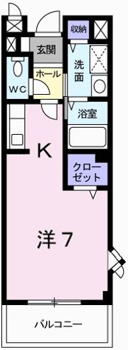 アビタシオン・アミ Bの間取り画像