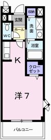 アビタシオン・アミ Bの間取り画像