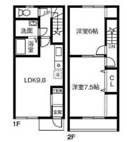 Maisonette Asanoの間取り画像