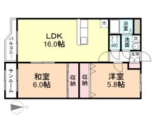 ユーシンセガワの間取り画像