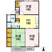 サンスクエアー 弐番館の間取り画像
