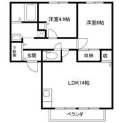 パストラーレ御立 A棟の間取り画像