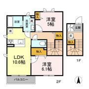 ルシエの間取り画像