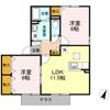 パルティール谷田 Bの間取り画像