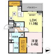 D-ROOM 剣の間取り画像