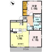 セジュール小山の間取り画像
