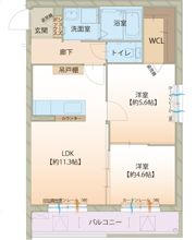 ベルフールの間取り画像