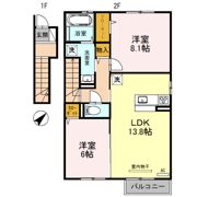 ビューティフル ライフ TADERAの間取り画像