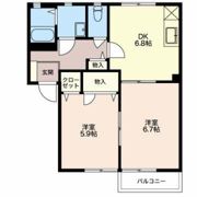 エテルノ サンライズ Cの間取り画像