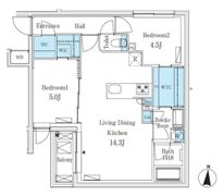 SOLASIAresidence亀戸の間取り画像