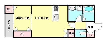 Leggero大倉山の間取り画像