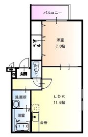 フジパレス リーリエ石津の間取り画像