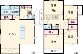 楠葉美咲一戸建ての間取り画像
