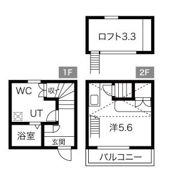 ランドスクエア平安通の間取り画像