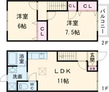 ピースポーターの間取り画像