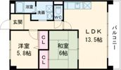 メゾンクレーネ弐番館の間取り画像