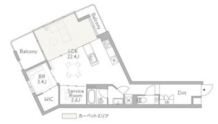GranDuo祐天寺2の間取り画像