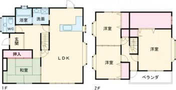 高畑戸建の間取り画像