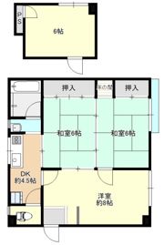 二葉コーポラスの間取り画像
