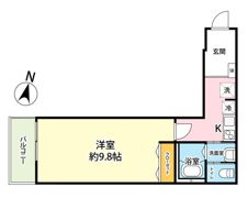 カプレットネロSの間取り画像