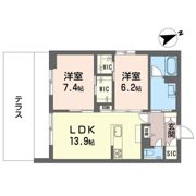 ルピナスⅠの間取り画像