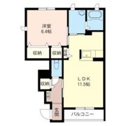 宮原シャーメゾン Bの間取り画像