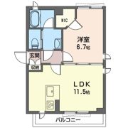 メゾンド レーヴの間取り画像