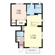 クール ド リヨンの間取り画像