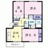 ニューキャッスル宮本の間取り画像
