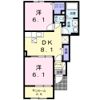 ヴィラ宮の前の間取り画像