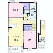 ガーデン フィオーレ Ⅱの間取り画像