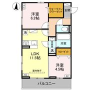ユートリー Ⅲの間取り画像