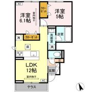 GRACE Kの間取り画像