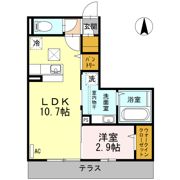 クレサージュの間取り画像