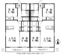 シエロT＆Tの間取り画像