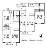 サンハイムSの間取り画像