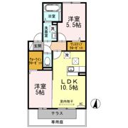 プレジール清楽の間取り画像