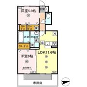 (仮称)D-ROOM西区上代の間取り画像