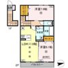 (仮称)D-ROOM西区上代の間取り画像